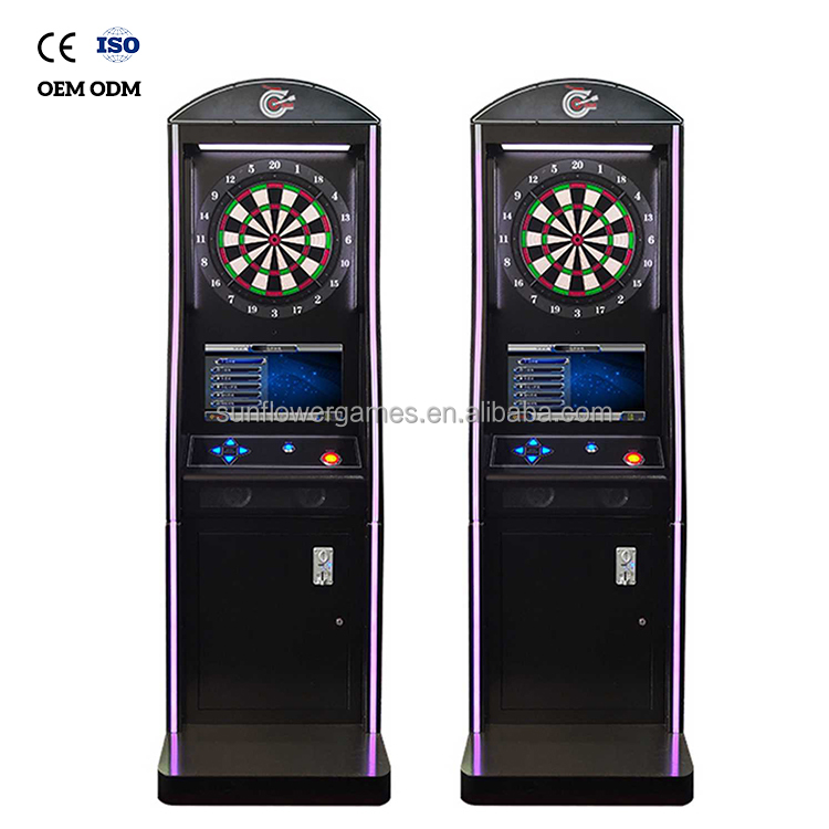 Electronic Dartboard Cabinet - Arcade Dartboard Cabinet Customized Ticket Game