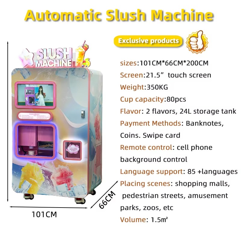 Adjustable Slushie Vending Mac - đánh giá và giá Slushie Machine Vending