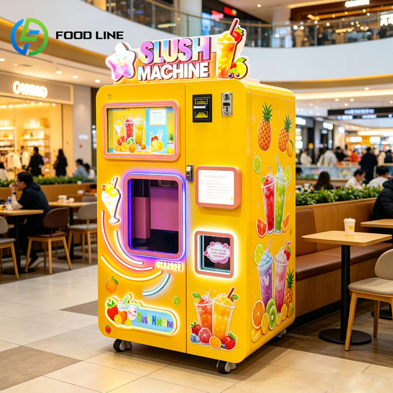 Smart Slushy Vending Machine F - đánh giá và giá Slushie Machine Vending