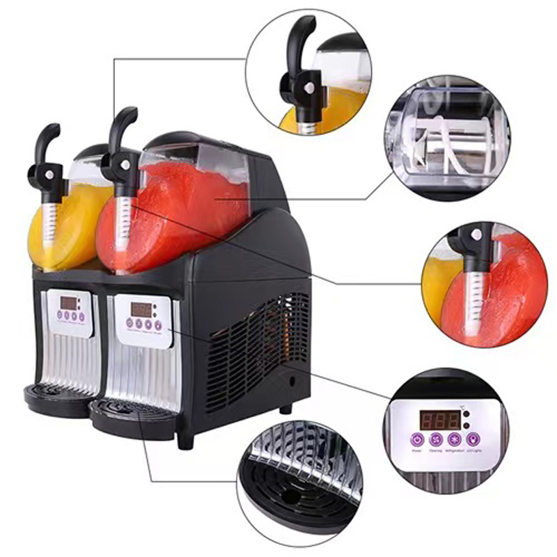 4L 2 Jar Commercial Slushie Ma - đánh giá và giá Slushie Machine Vending
