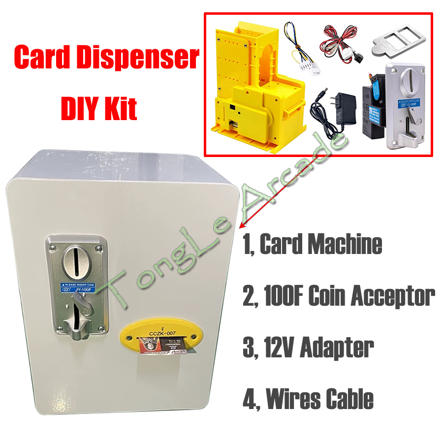 Arcade Card Dispenser DIY Kit  - đánh giá và giá Arcade Card Vending Machine