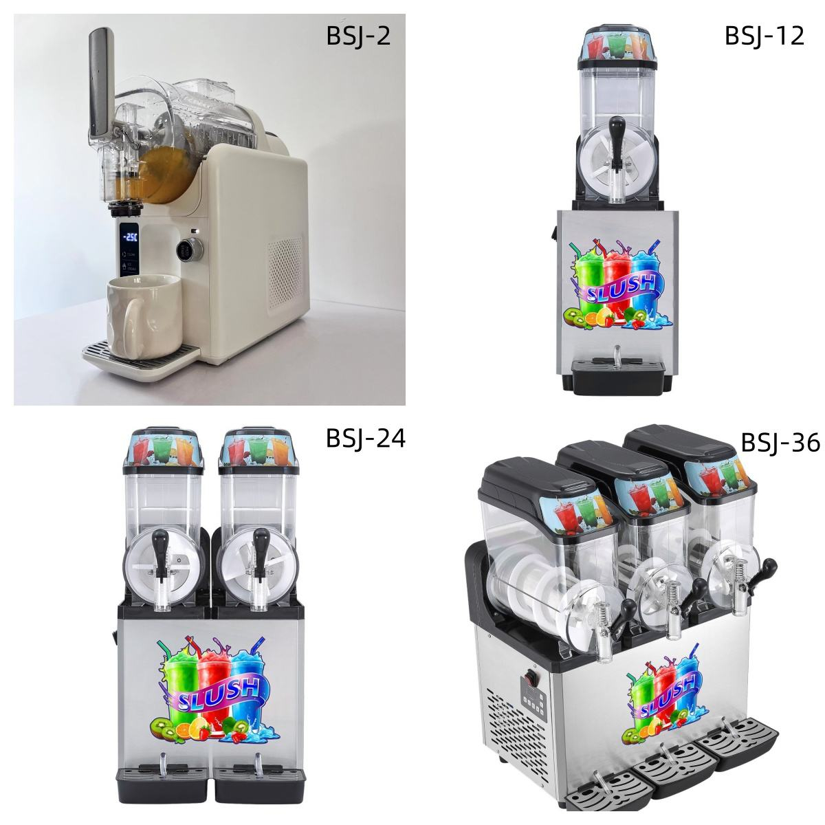 High Output 2 Tanks 25L Portab - đánh giá và giá Slushie Machine Vending