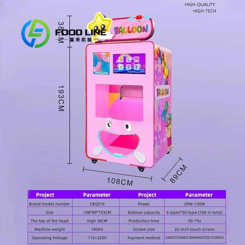 Game Hall Balloon Vending Mach - đánh giá và giá Vending Game